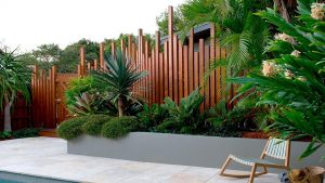 Timber fence installation